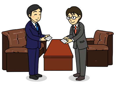 2.ご挨拶で面識をつくる